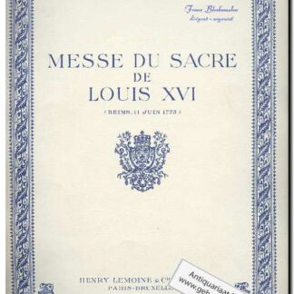 Messe du sacre de Louis XVI