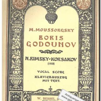 Boris Godounov (Text: English/Deutsch)