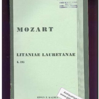 Litaniae lauretanae (Text: Latin)