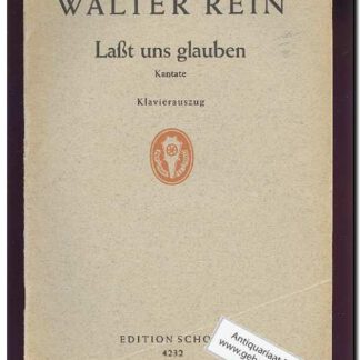 Lasst uns glauben (Kantate) (Text: Deutsch)