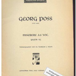 Miserere a 6 voc. (psalm 50) (Text: Latin)