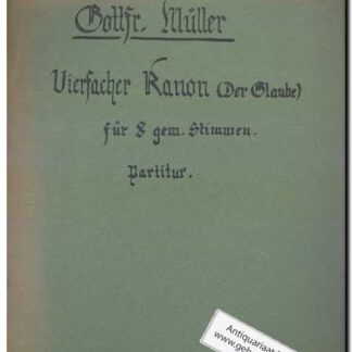 Vierfacher kanon (Text: Deutsch)