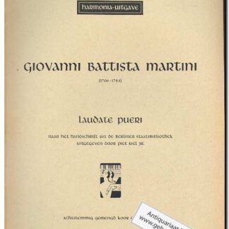 Laudate pueri (Text: Latin)