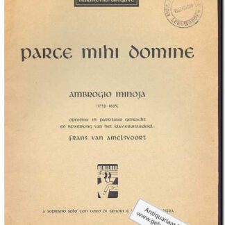 Parce mihi Domine (Text: Latin)