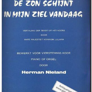 De zon schijnt in mijn ziel vandaag