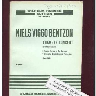 Chamber Concert for 11 instruments opus 52