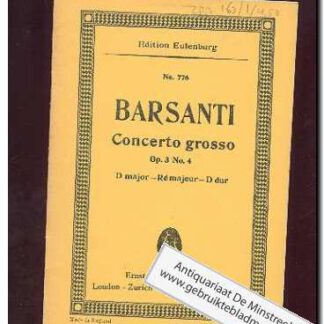 Concerto grosso opus 3 no. 4 D major