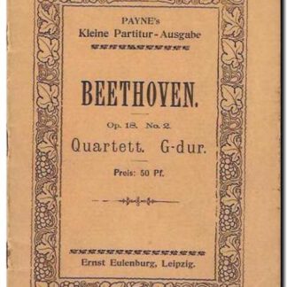 Quartett G dur Op 18,2
