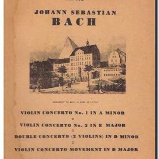 Violin Concerto 1, 2 en Movement in D minor en Double concerto in D Minor
