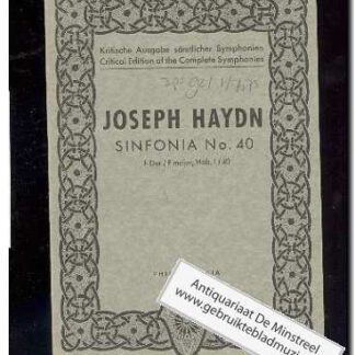 Sinfonia no. 40 F dur