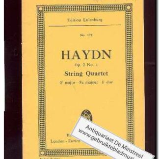 String Quartet F major opus 2 no. 4