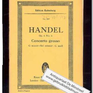 Concerto grosso g minor opus 6 no. 6