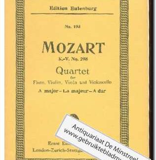 Quartet A-major KV298