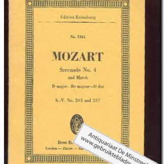 Serenade no. 4 and March D major KV203 KV237