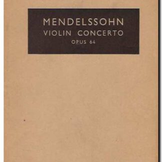 Violin Concerto Op 64