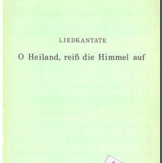 O Heiland, reiss die Himmel auf (Text: Deutsch)