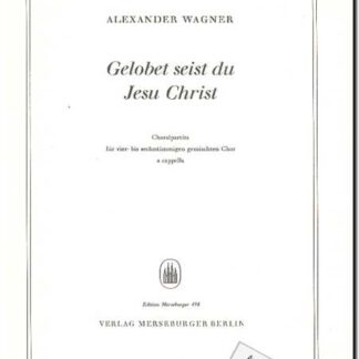 Gelobet seist du Jesu Christ (Text: Deutsch)