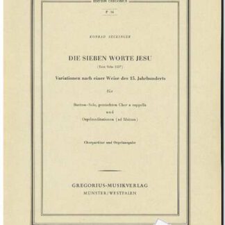 Die sieben Worte Jesu (Text: Deutsch)