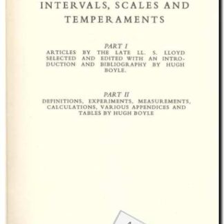 Intervals, scales and temperaments