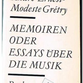 Memoiren oder Essays uber die Musik