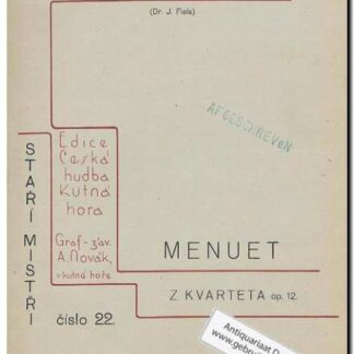 Menuet Z Kvarteta Op 12