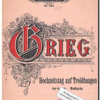 Hochzeitstag auf Troldhaugen Op 65,6