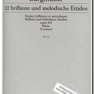 12 brillante und melodische Etuden