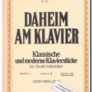 Daheim am Klavier