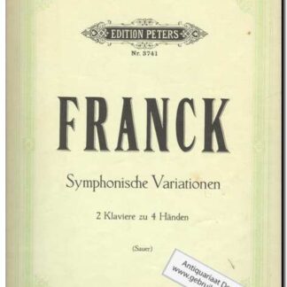 Symphonische Variationen fur Klavier und Orchester
