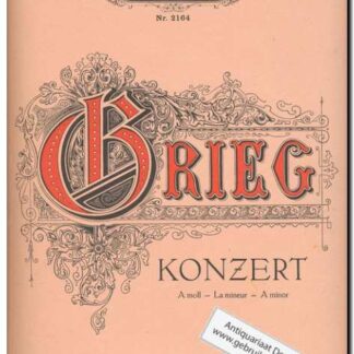 Klavierkonzert A minor Op 16