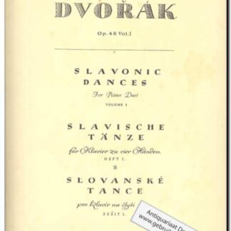 Slavonic dances volume I