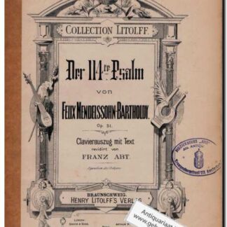 Der 114. Psalm Op 51