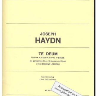 Te Deum fur gemischten Chor & Klavier