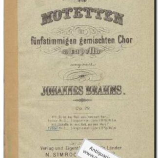 Motet Schaffe in mir