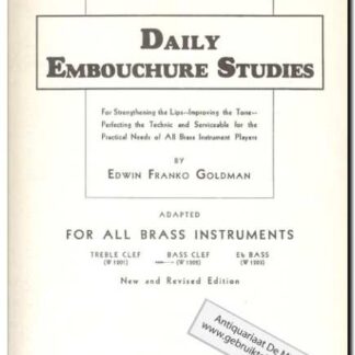 Daily Embouchurse Studies for all Brass Instruments