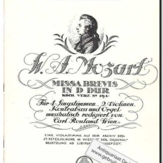 Missa Brevis in D-dur K.V. No. 194