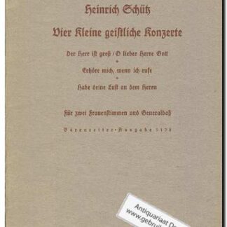 Dier kleine geistliche konzerte