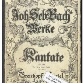 Werke Kantate Nr. 104 Du Hirte Israel, hore