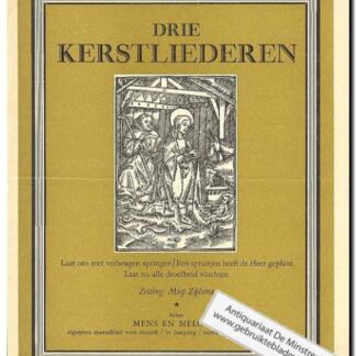 Drie Kerst Liederen zang, fluit, gitaar