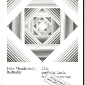 Drei geistliche Lieder fur Soloalt, Chor und Orgel