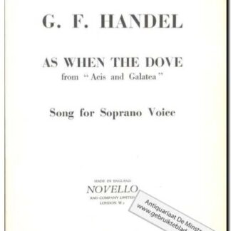 As when the Dove from "Acis and Galatea" - Sopran