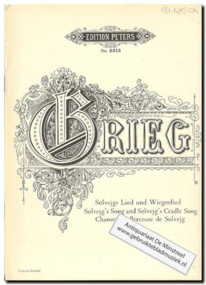 Solvejgs Lied und Wiegenlied - Afbeelding 3