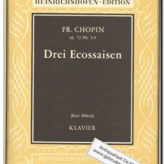Drei Ecossaisen Op.72 Nr.3-5