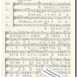 Herr, nun lassest du deinen Diener in Frieden fahren Opus 69 Nr.1