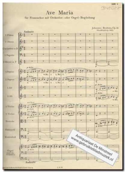 Ave Maria Op.12 - Afbeelding 2