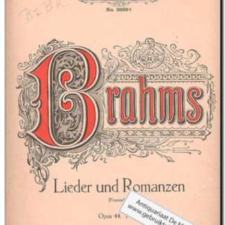 Lieder und Romanzen Opus 44 Heft I