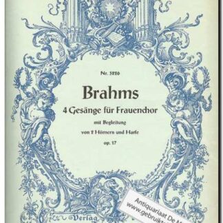 4 Gesange fur Frauenchor Op.17