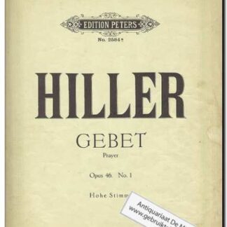 Gebet Prayer Opus 46. No.1 Hohe Stimme