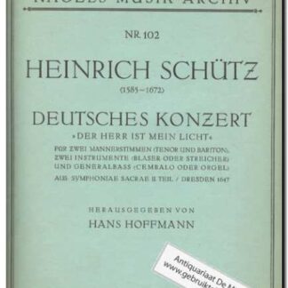 Deutsches Konzert Der Herr ist mein Licht Nr.102