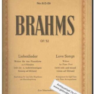 Liebeslieder / Love Songs Op.52